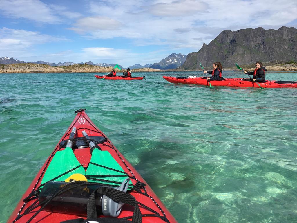 Skrova Lofoten Beach Glamping מראה חיצוני תמונה